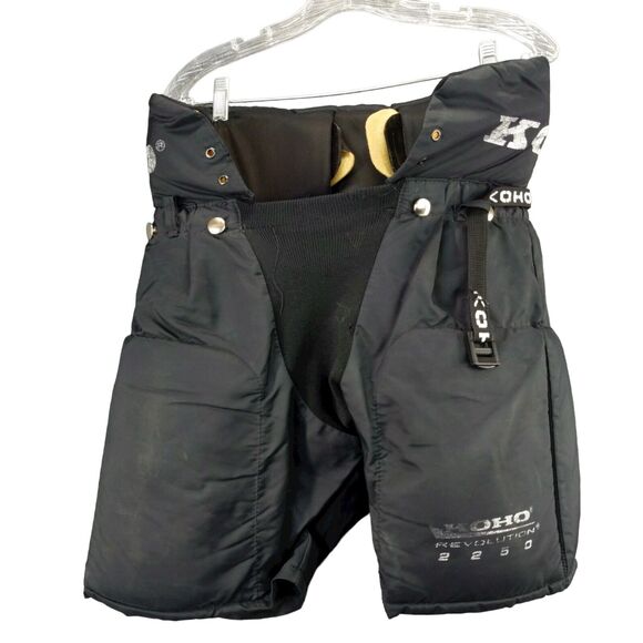 Koho Revolution 2250 Youth Black Hip & Quad Hockey Pads Junior Sz Small 24-26 - Picture 1 of 12